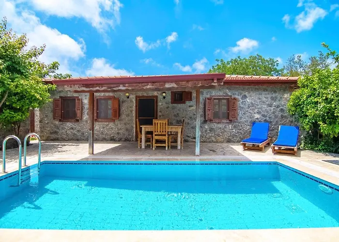 Villa Tek Katli Havuzu Korunakli